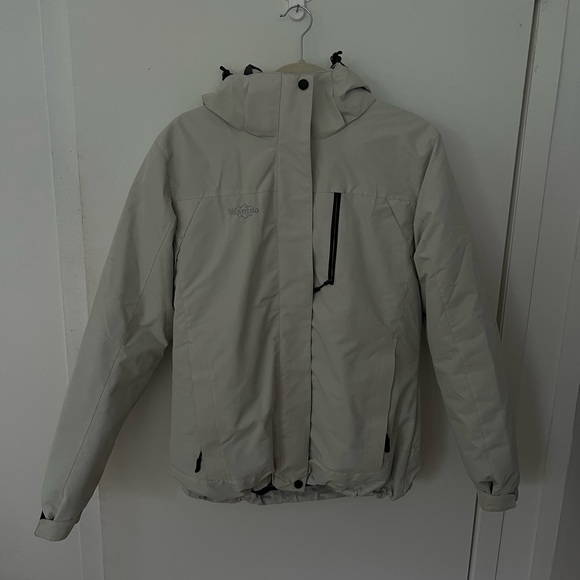 Wantdo White Hooded Ski Jacket - Picture 1 of 3